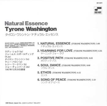 CD Tyrone Washington: Natural Essence LTD 663446