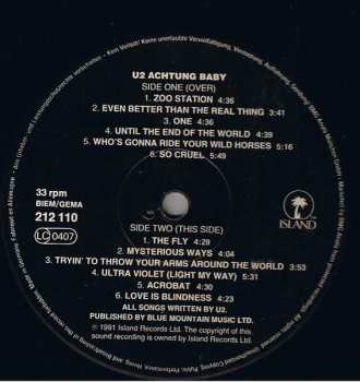 LP U2: Achtung Baby 653219