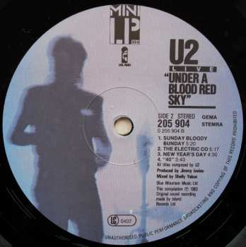 LP U2: Live "Under A Blood Red Sky" 523039