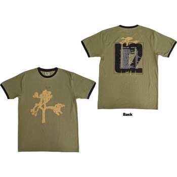 Merch U2: U2 Unisex Ringer T-shirt: Joshua Tree Europe 1987. (back Print) (small) S