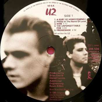 LP U2: The Unforgettable Fire 654057