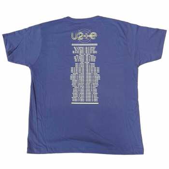 Merch U2: Tričko I+e 2015 Tour Dates XXL