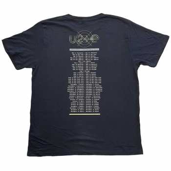 Merch U2: Tričko I+e 2015 Tour Dates XXL