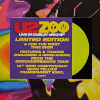 LP U2: Zoo TV (Live In Dublin 1993) CLR | LTD 616053