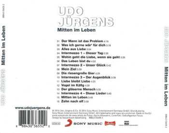 CD Udo Jürgens: Mitten Im Leben 456231