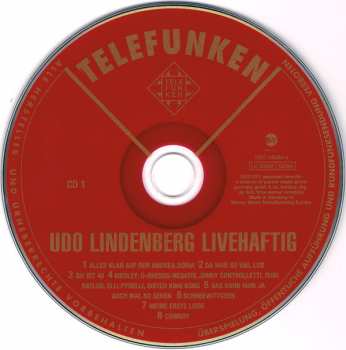 2CD Udo Lindenberg: Livehaftig DLX 48085