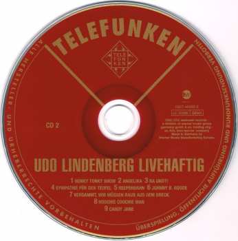 2CD Udo Lindenberg: Livehaftig DLX 48085