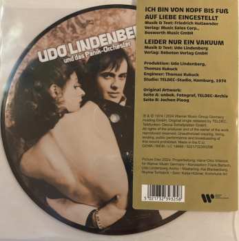 SP Udo Lindenberg Und Das Panikorchester: Ich Bin Von Kopf Bis Fuß Auf Liebe Eingestellt / Leider Nur Ein Vakuum PIC 629418