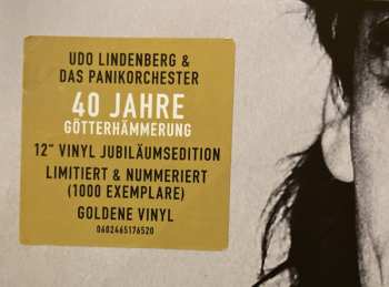 LP Udo Lindenberg Und Das Panikorchester: Götterhämmerung CLR | LTD | NUM 622350