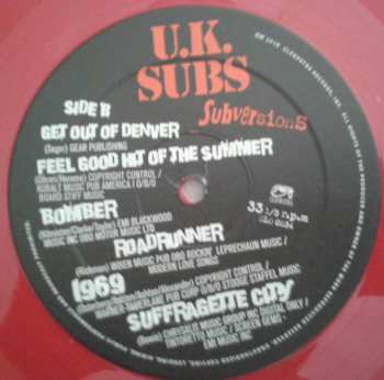 LP UK Subs: Subversions LTD 564622