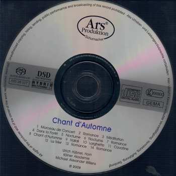 SACD Kölner Akademie: Chant D'Automne: Französische Hornmusik 547356