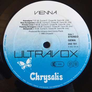 LP Ultravox: Vienna 644780