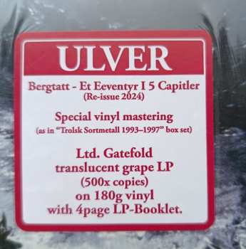 LP Ulver: Bergtatt - Et Eeventyr I 5 Capitler CLR | LTD 591544