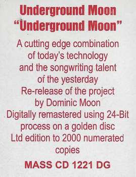 CD Underground Moon: Underground Moon LTD | NUM | DIGI 37992