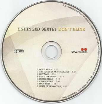 CD Unhinged Sextet: Don't Blink 603787