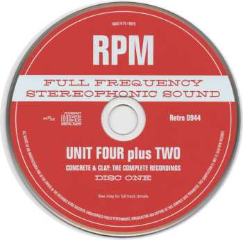 2CD Unit Four Plus Two: Concrete & Clay - The Complete Recordings 589981