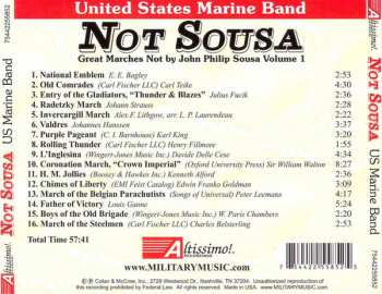 CD U.S. Marine Band: Not Sousa Volume 1 (Great Marches Not By John Philip Sousa) 407941