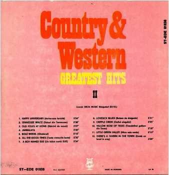 LP Unknown Artist: Country & Western Greatest Hits II 653368