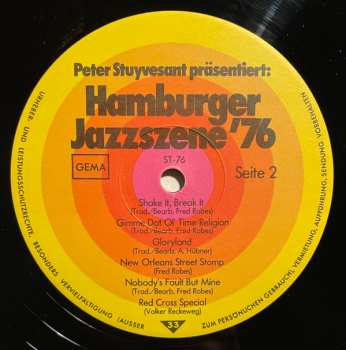 LP Unknown Artist: Peter Stuyvesant Präsentiert: Hamburger Jazzszene '76 543245