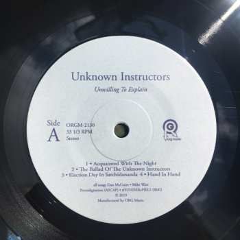 LP Unknown Instructors: Unwilling To Explain LTD | CLR 596479