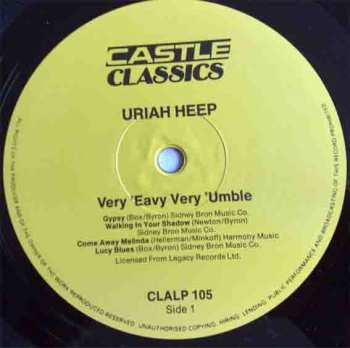 LP Uriah Heep: ...Very 'Eavy ...Very 'Umble 653426