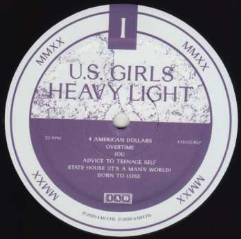 LP U.S. Girls: Heavy Light 563944