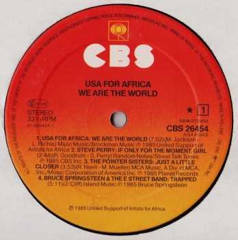 LP USA For Africa: We Are The World 642355