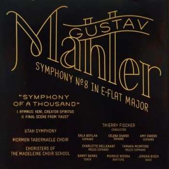 2CD Utah Symphony Orchestra: Mahler Symphony No. 8 544938