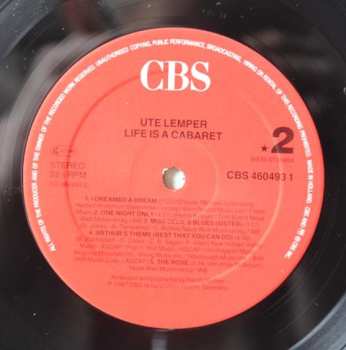 LP Ute Lemper: Life Is A Cabaret 620884