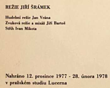 LP Václav Bárta: Muzikantská Pohádka Pro Tuze Pěknou Princeznu 300423