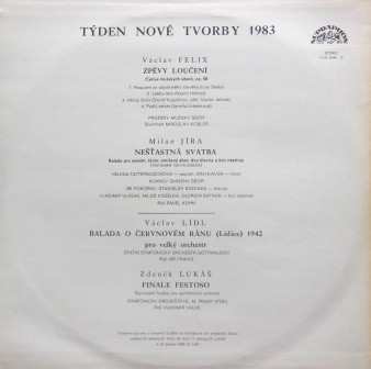 LP Zdeněk Lukáš: Týden Nové Tvorby 1983 543559