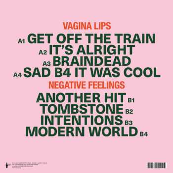 LP The Vagina Lips: Negative Feelings CLR 409633