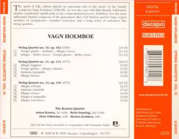 CD Vagn Holmboe: String Quartets, Vol. IV: Nos. 10, 11 And 12 255516