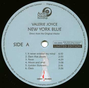 LP Valerie Joyce: New York Blue LTD | NUM 632855