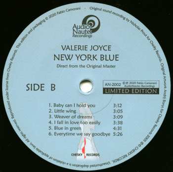 LP Valerie Joyce: New York Blue LTD | NUM 632855