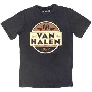 Merch Van Halen: Stone Wash Tričko Speed Shop