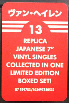 13SP/Box Set Van Halen: The Japanese Singles: 1978-1984 LTD 18505