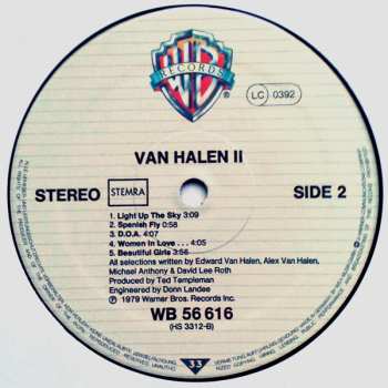 LP Van Halen: Van Halen II 603224