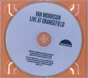 CD Van Morrison: Live At Orangefield: Be Just And Fear Not 660472