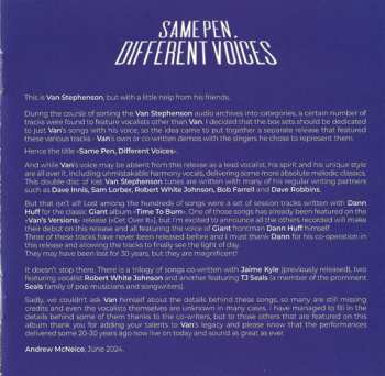 2CD Van Stephenson: Same Pen, Different Voices 660959