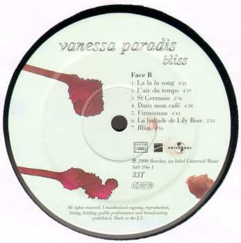 LP Vanessa Paradis: Bliss 651971