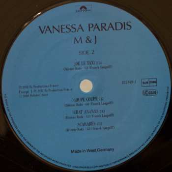 LP Vanessa Paradis: M & J 638394