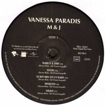 LP Vanessa Paradis: M & J 564595