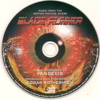 CD Vangelis: Blade Runner (Music From The Motion Picture Score) LTD 5017