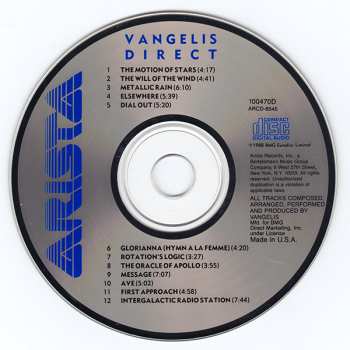 CD Vangelis: Direct 563229