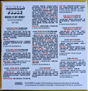 9CD/Box Set Vanilla Fudge: Where Is My Mind? (The Atco Recordings 1967-1969) 647232