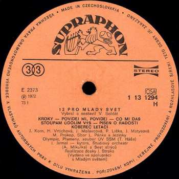 LP Various: 12 Pro Mladý Svět 275046