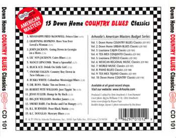 CD Various: 15 Down Home Country Blues Classics 634739