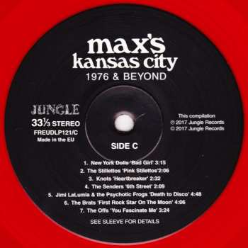 2LP Various: Max's Kansas City 1976 & Beyond LTD | CLR 328562