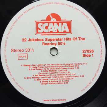 2LP Various: 32 Jukebox Superstarhits Of The Roaring 50s 636159